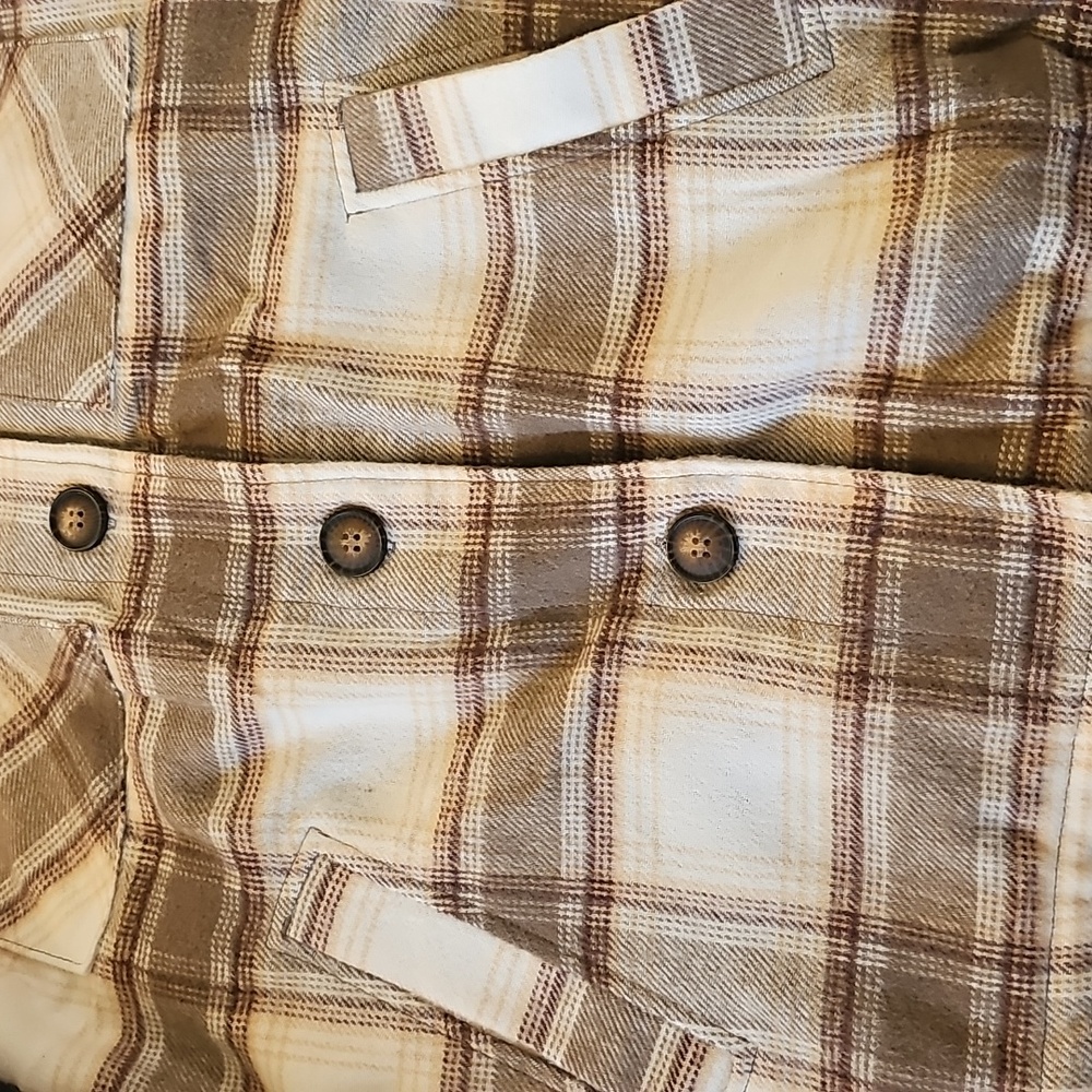 Love Tree Brown Plaid Jacket Size M - Picture 3 of 5